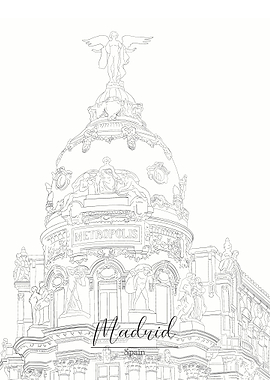 Minimalist Madrid Spain