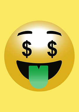 Funny Dollar Emoji