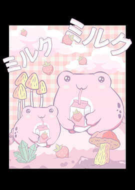 Cottagecore Kawaii Frog