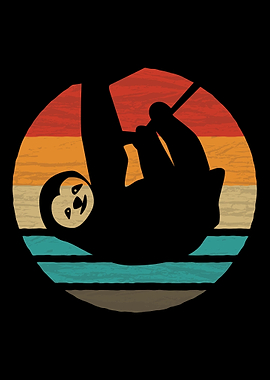 Sloth Retro Vintage