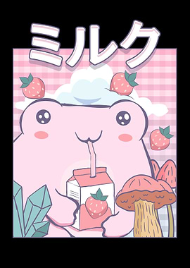 Cottagecore Kawaii Frog