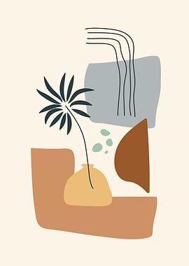 Mid century line modernart