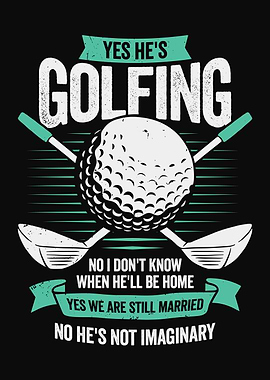 Golfing Golfer Wife Design