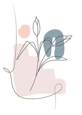 Scandinavian floral line