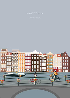 Amsterdam Illustration