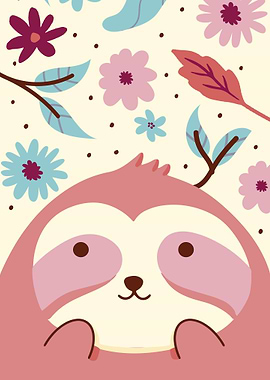 Cute Animal Kids Sloth
