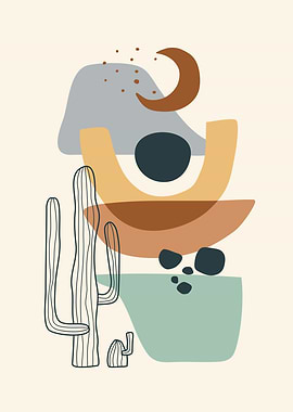 Cactus Nordic modern art