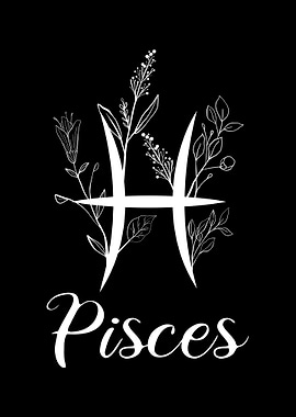 Cottagecore Pisces Sign