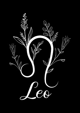 Cottagecore Leo Sign