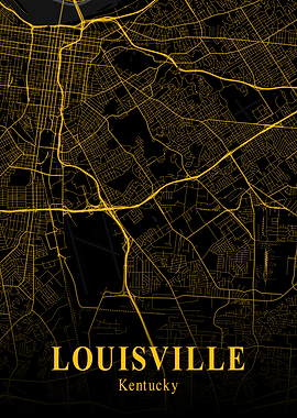 LOUISVILLE GOLD CITY MAP