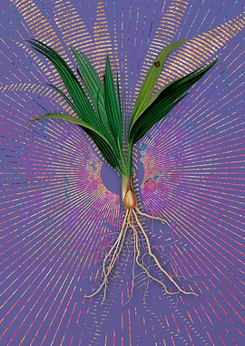 Vintage Date Palm Tree