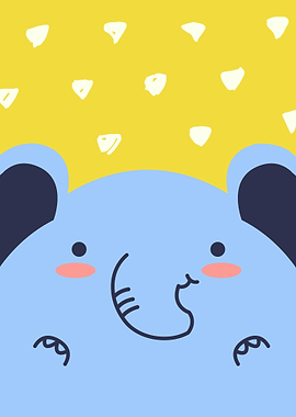 Cute Animal Kids Elephant