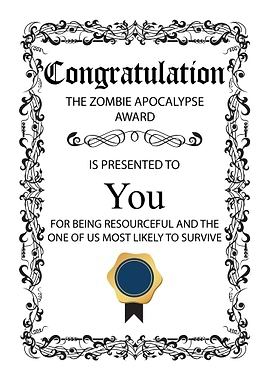 Family Funny Certificate