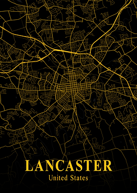 LANCASTER GOLD CITY MAP