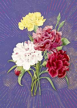 Violet Vintage Carnation