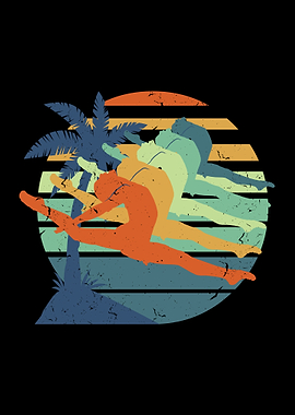 Retro Women Gymnastic Cool