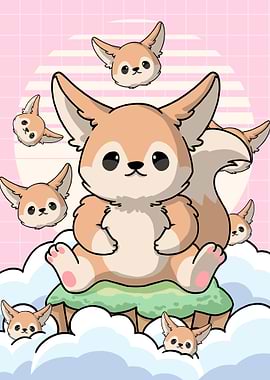 Japanese Kawaii Fennec Fox