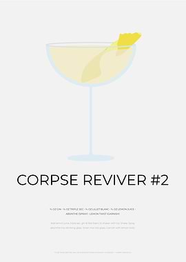 Corpse Reviver 2 Cocktail