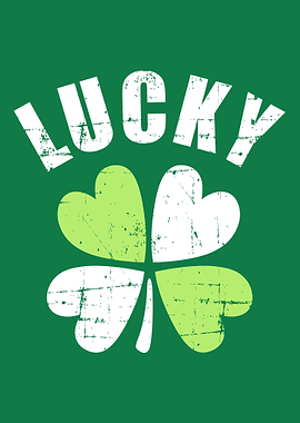 Lucky shamrock clover