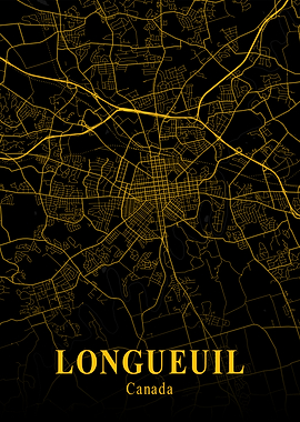 LONGUEUIL GOLD CITY MAP