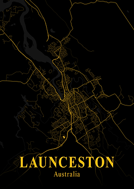 LAUNCESTON GOLD CITY MAP