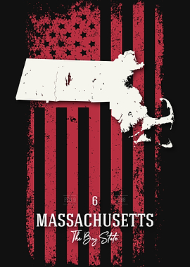 Massachusetts State Map