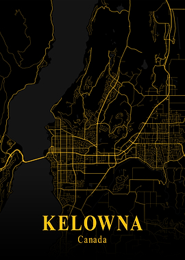 KELOWNA GOLD CITY MAP