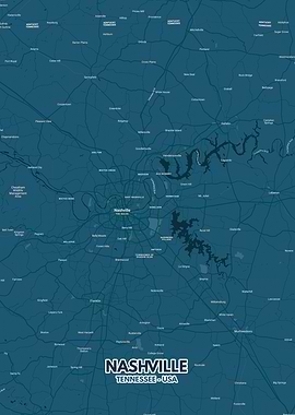 Nashville map