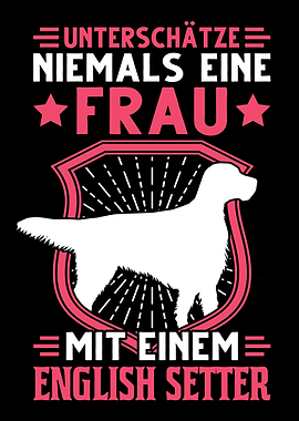 English Setter Frau Englis