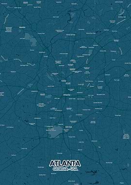 Atlanta map