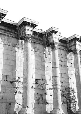 Hadrians Library Columns 2