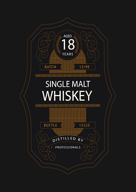 Wwhiskey label