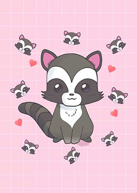 Kawaii Raccoon