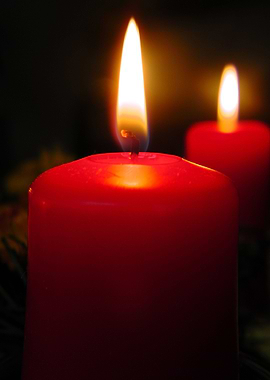 Red Candle Lights