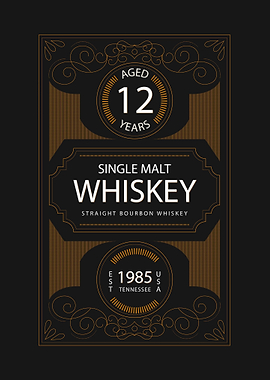 Whiskey label