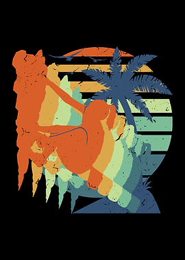 Retro Rock Climbing Cool