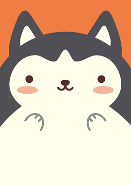 Cute Animal Kids Wolf