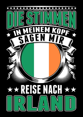 Irland Stimmen Irische Fla