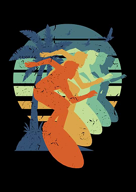 Retro Surfer Vintage Cool