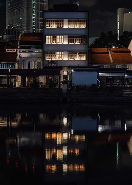 Night Cityscape Singapore
