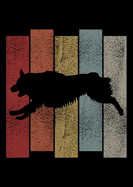 Retro Australian Shepherd