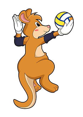 Kangaroo Volleyball Sports