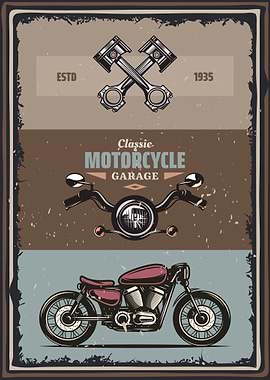 Vintage motorcycle