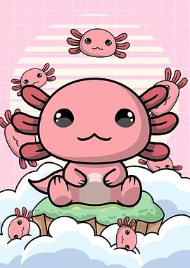 Cute Kawaii Axolotl