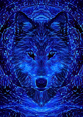 Space Wolf in deep Cosmos