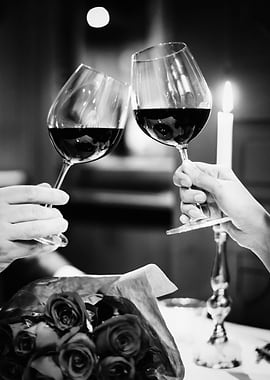 Celebrating in Back White