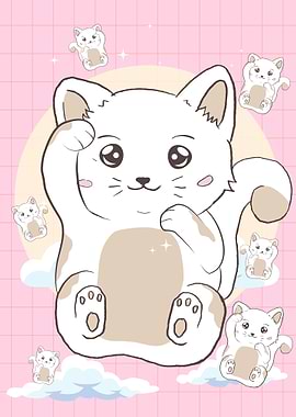 Japanese Cute Kawaii Cat