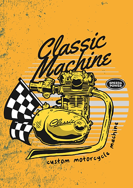 Classic Machine Motorcycle