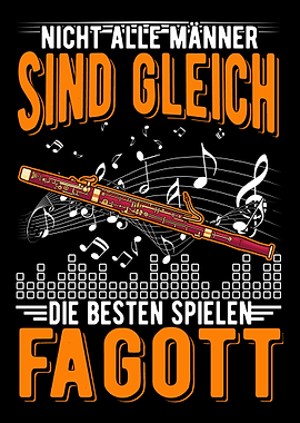 Fagott Mann Fagottist Fago