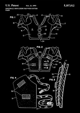 Football shoulder pad